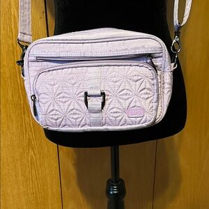 EUC Lug Carousel crossbody bag. Lavender. 9x6x2. Good condition.